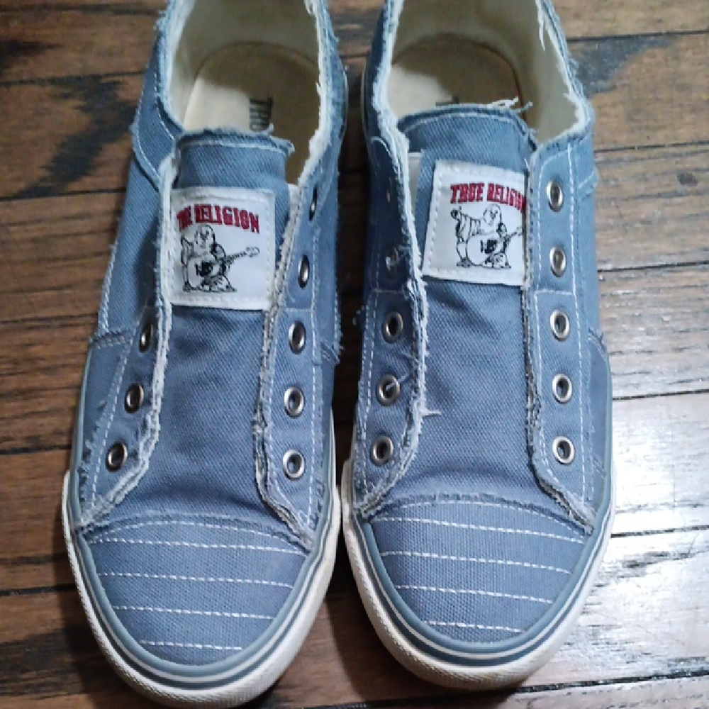 True Religion  Denim Blue Sneakers